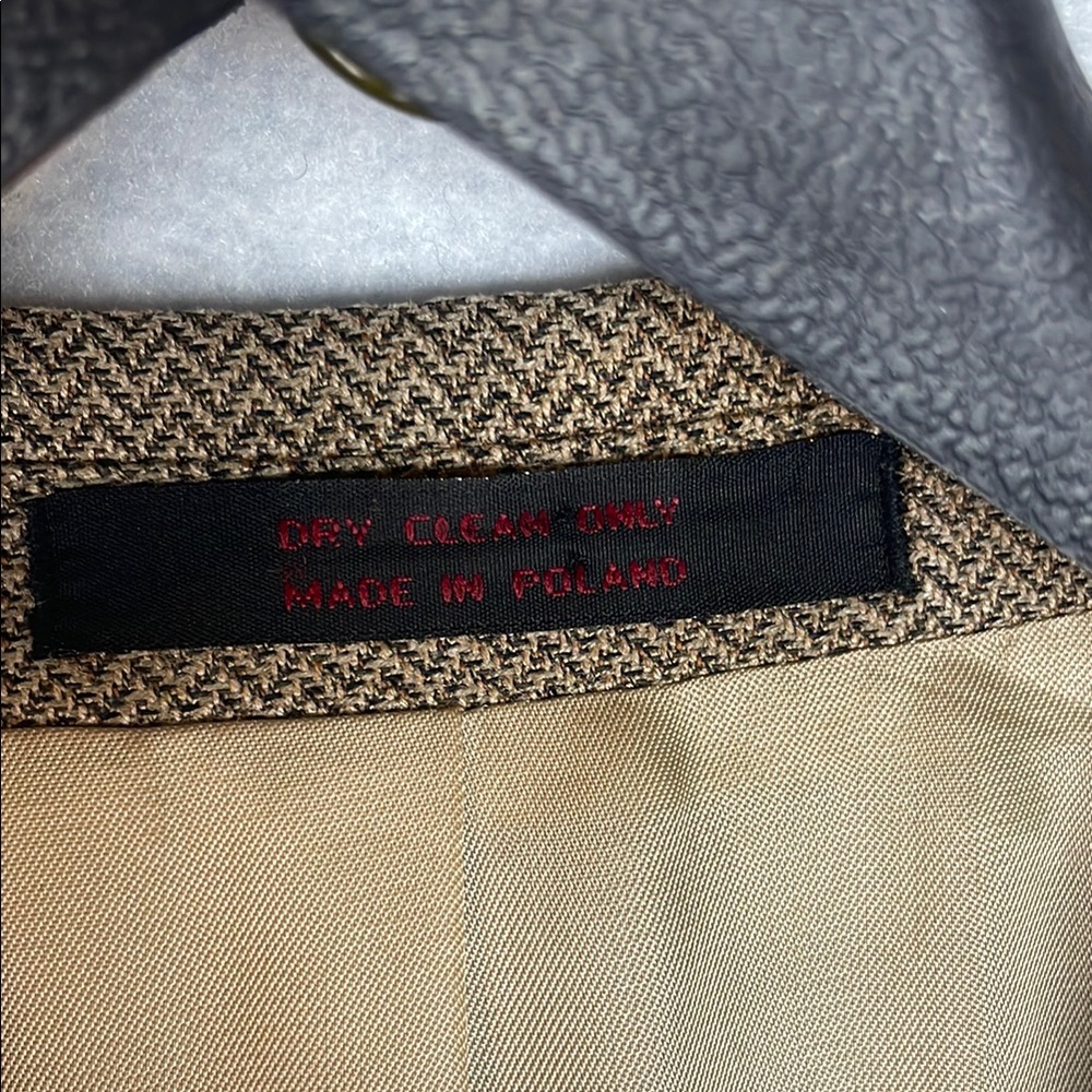 Versini 44S silk wool blend blazer suit jacket coat career academia collegiate - Picture 2 of 11